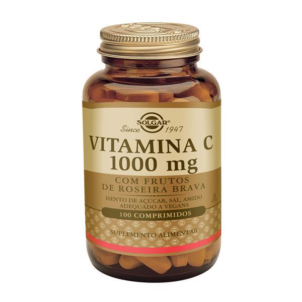Vitamina C 1000 Mg com Frutos de Roseira Brava Solgar