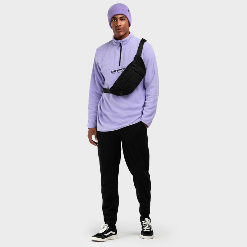 Camisola polar grossa homem Desportos de inverno Aurora SIROKO Lavanda