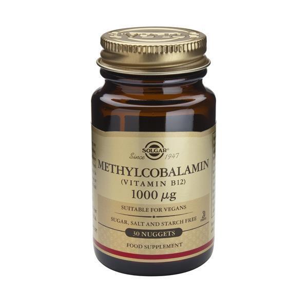 Metilcobalamina (Vitamina B12) 1000 mcg Solgar