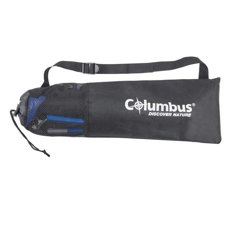 Par Bastones de trekking plegables Aluminio Columbus outdoor Tra7075 azul