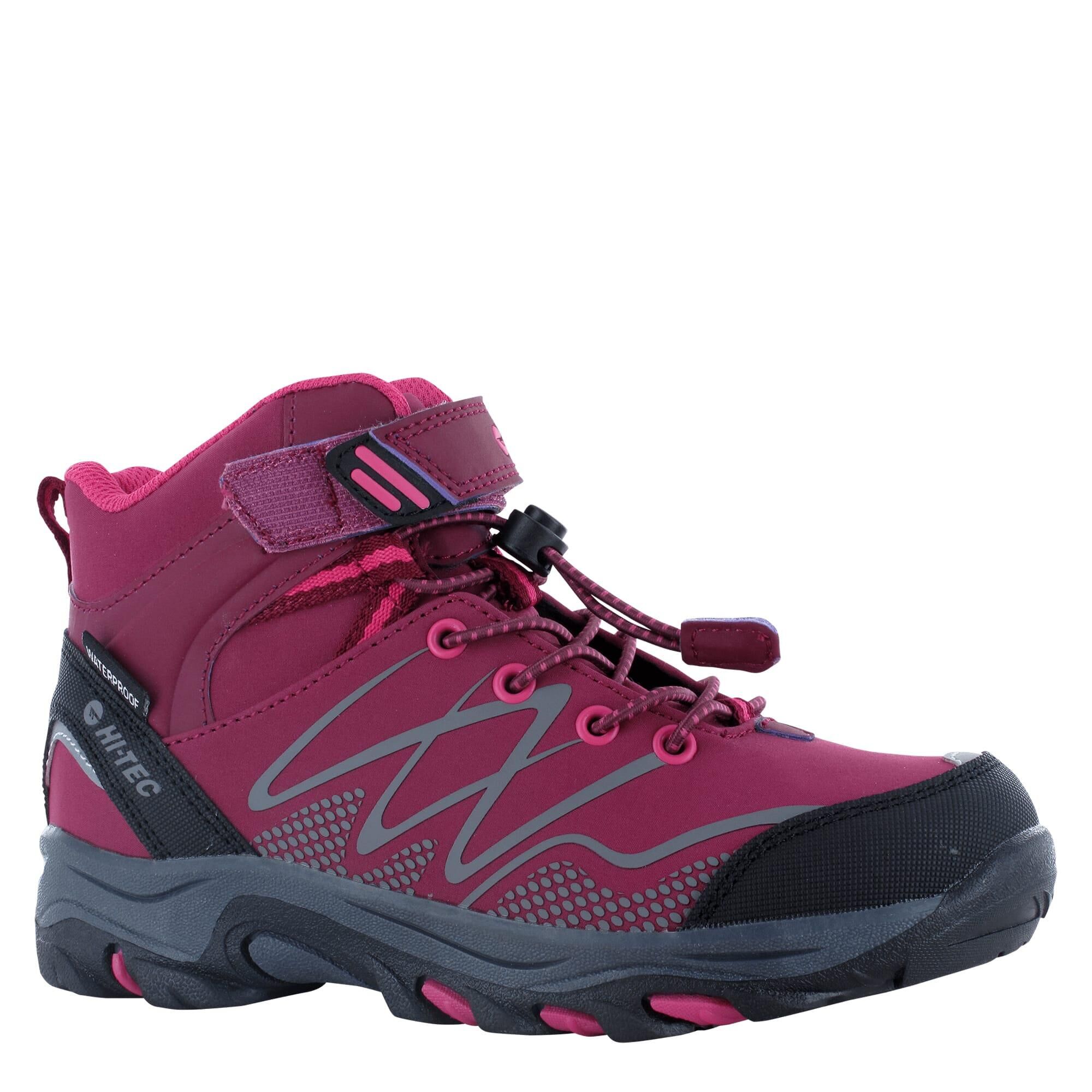 HI-TEC Hi-Tec Blackout Mid Junior Hiking Boot Pink - UK 13