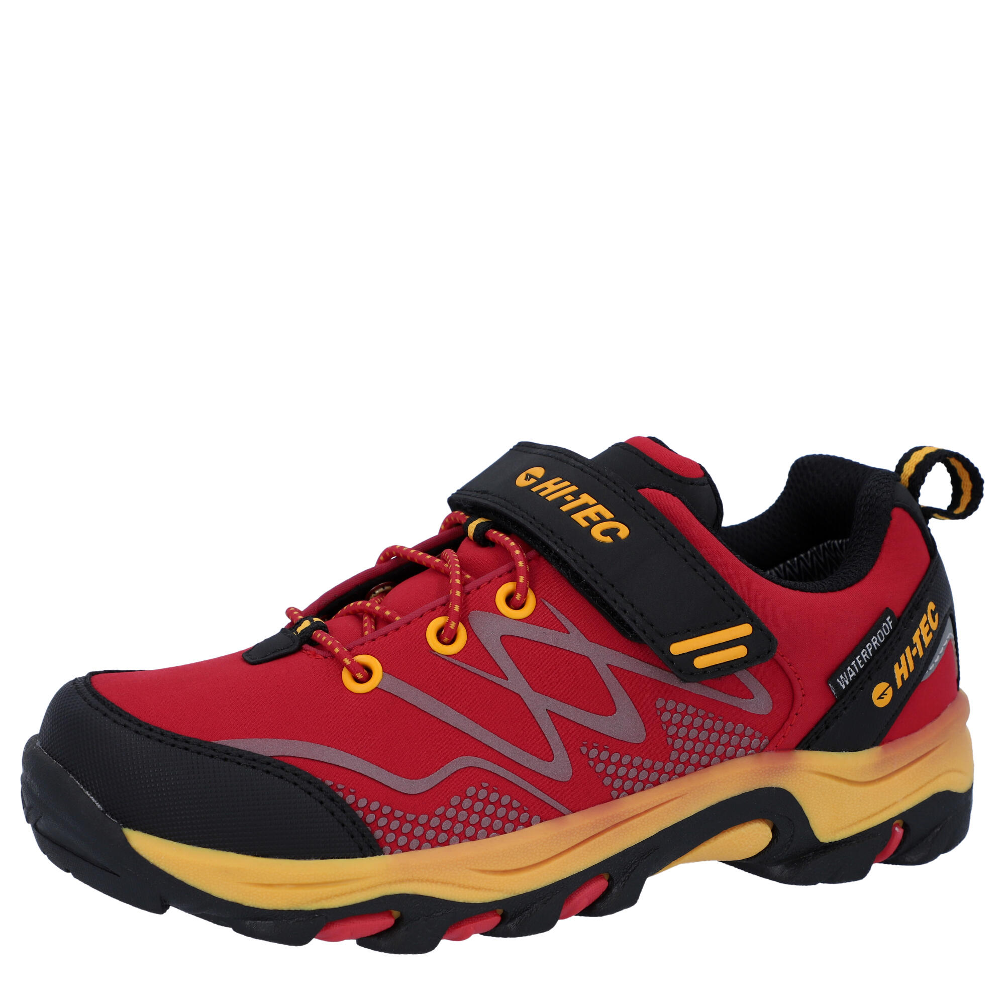 Hi-tec - Hi-tec Chaussures De Randonnée Hi-tec Blackout Low Jr Rouge/noir - Chaussures D'Alpinisme - Jaune|rouge - 32 - Decathlon