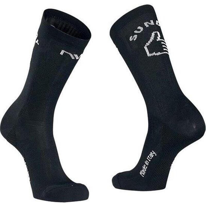 Chaussettes Northwave Sunday Monday Winter Wool Noires XS (34-36)