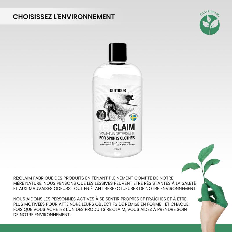 Produit de lavage écologique Re:Claim Outdoor- Spécial Laine