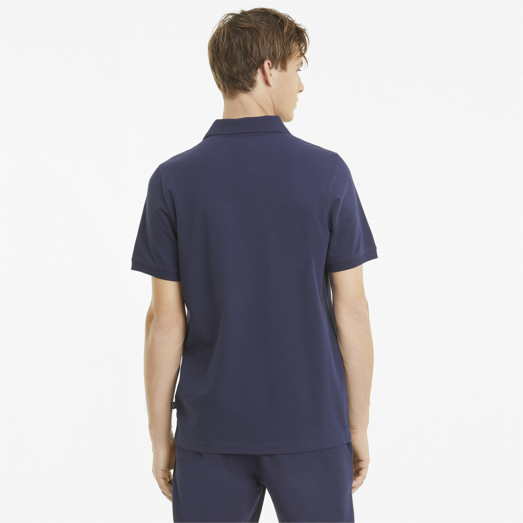 Polo piqué Essentials Homme PUMA Peacoat Blue 3/7