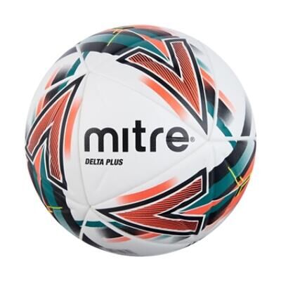 MITRE Delta Plus Football - White/Black