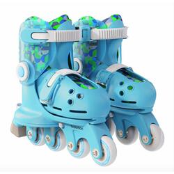 Rollers d'apprentissage évolutifs Twista skates vert- Pointure réglable (24-28)