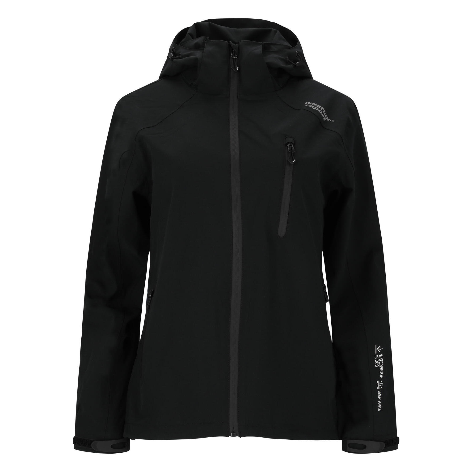 Weather Report - Veste Imperméable Femme Weather Report Camelia - Veste - Noir - 38 S - Decathlon