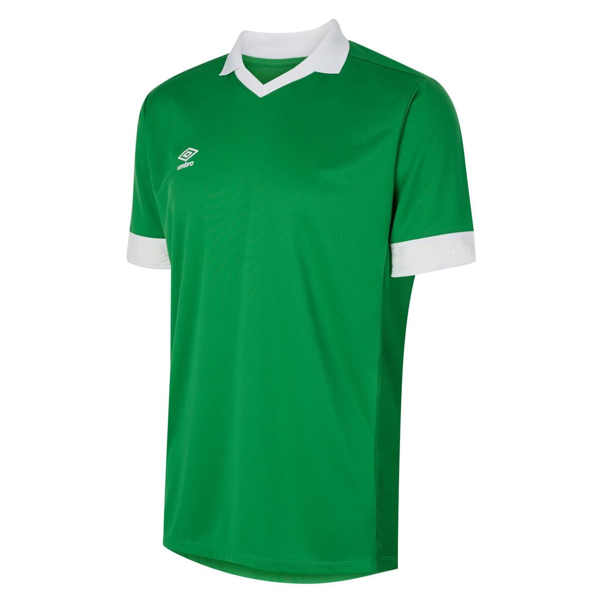 UMBRO Mens Tempest Jersey (Emerald/White)