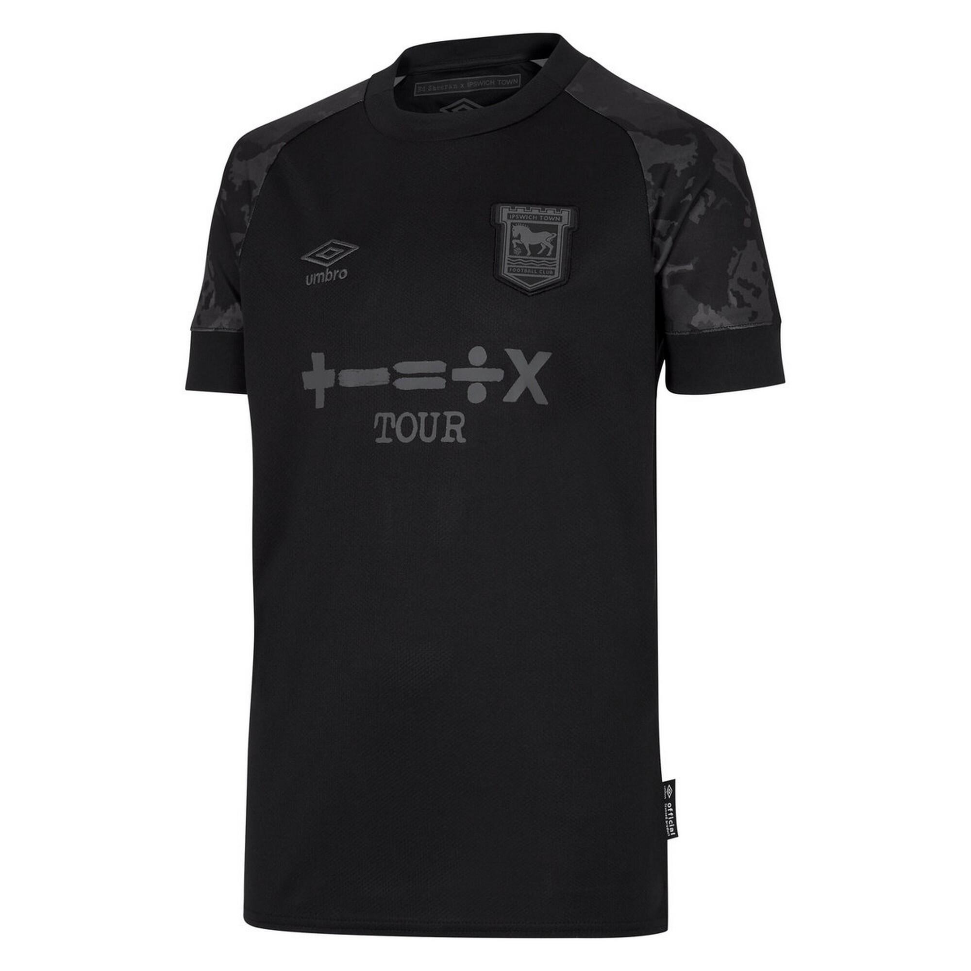 UMBRO Ipswich Town FC Childrens/Kids 22/23 Third Jersey (Black)