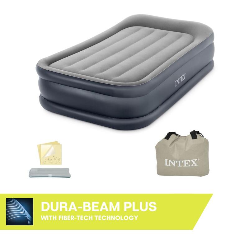 Intex Pillow Rest Deluxe luchtbed - eenpersoons