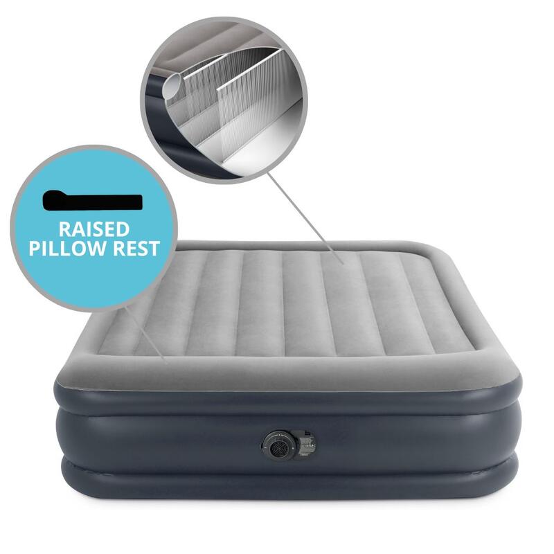 Luchtbed - Intex Deluxe Pillow Rest Raised -2-Persoons - 152x203x42 cm (BxLxH)