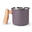 Stainless Camping Mug with Wood Handle – Carbon Purple (Beech Wood)
