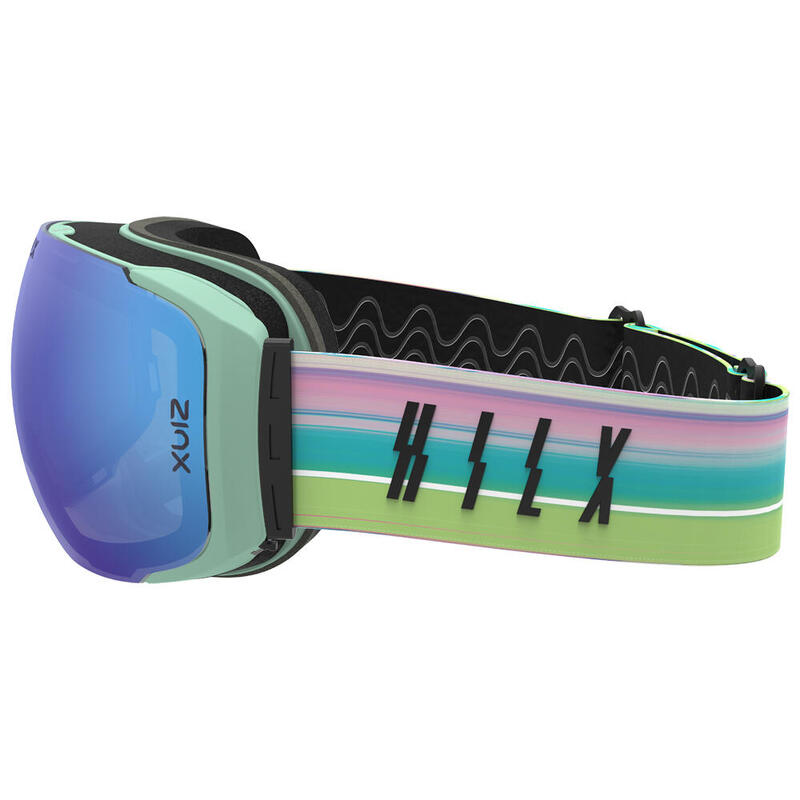 RECON Unisex  Anti-fog & Anti scratch Ski, Snow Goggles - Blue-purple/Green