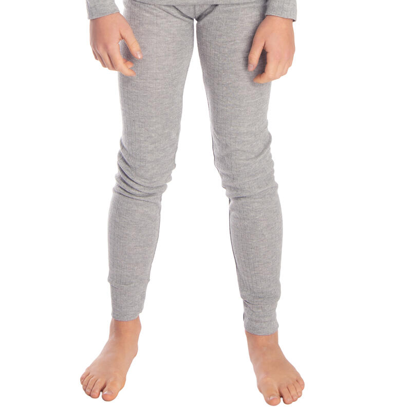 Thermounterhose Kinder | Sportunterhose | Innenfleece | Grau