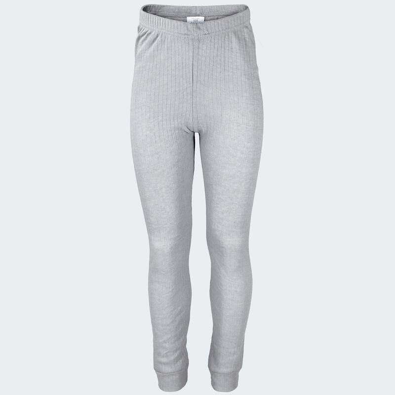 Pantalon thermique | Sous-vêtements | Enfant | Doublure polaire | Gris