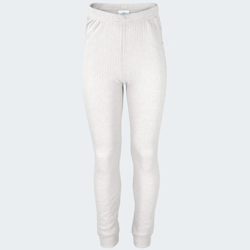 Lenjerie termică copii set de 2 | cămașă + pantaloni | interior fleece | Crem