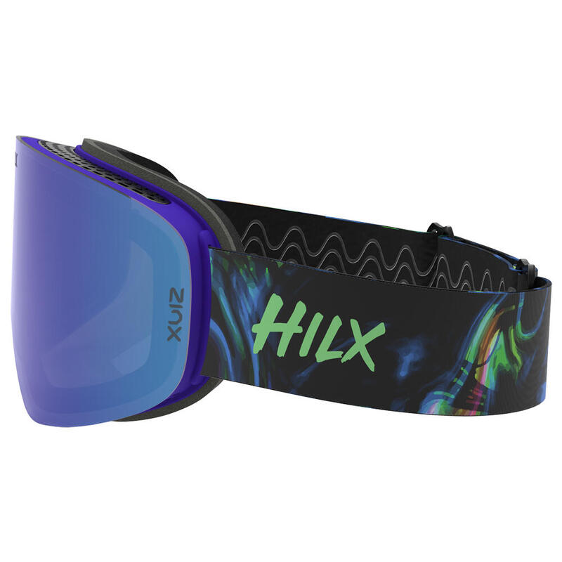 VINTRO Unisex Anti-fog & Triple Scratch Ski, Snow Goggles - Blue/Black