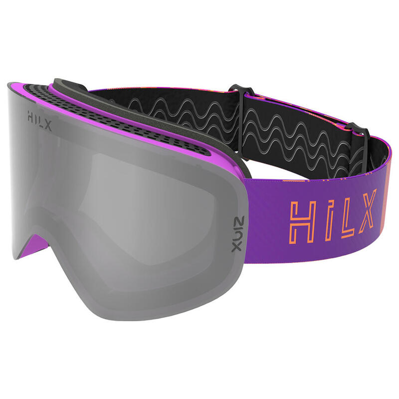 VINTRO Unisex Anti-fog & Triple Scratch Ski, Snow Goggles - Purple