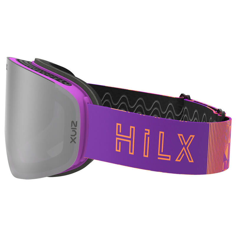 VINTRO 中性防霧及三重防刮雪地滑雪護目鏡 - 紫色