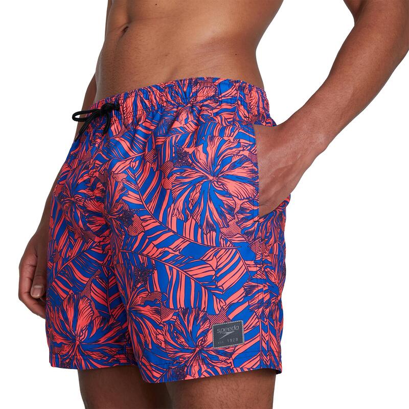 Sort barbati Speedo Printed Leisure 16" albastru/rosu