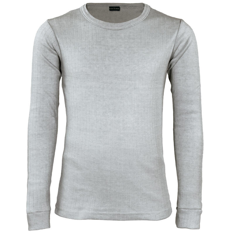 T-shirt thermique | Sous-vêtements | Enfant | Doublure polaire | Gris