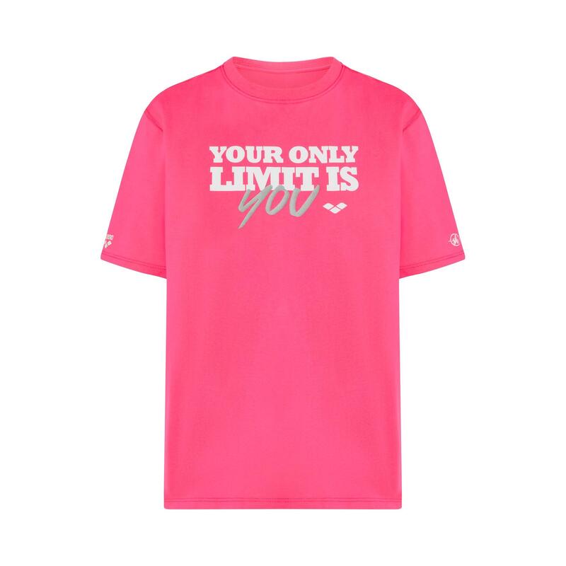 何詩蓓系列  LIMITLESS 短袖T恤 - 粉紅色
