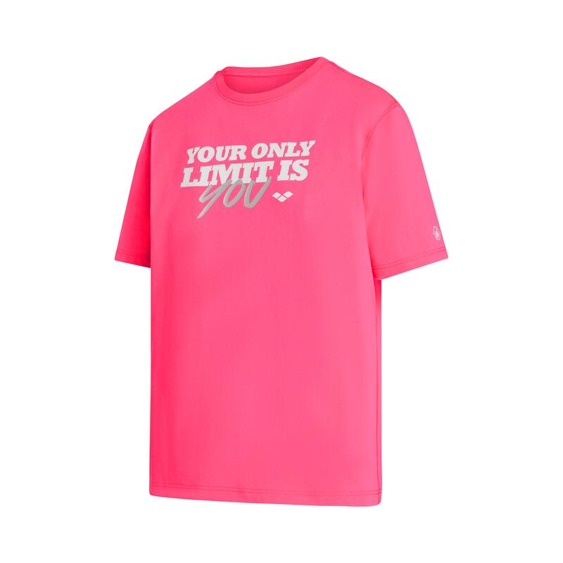 何詩蓓系列  LIMITLESS 短袖T恤 - 粉紅色