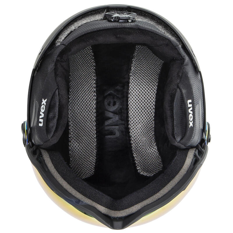 Casca de schi UVEX Wanted Visor neagra 56/6/262/1005 58-62 cm