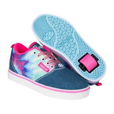 HEELYS Pro 20 Barbie Denim/Pink Kids Heely Shoe