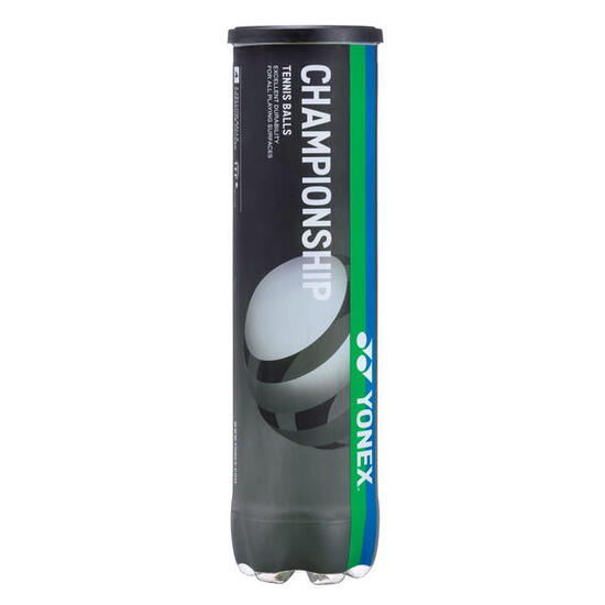 Tube de 4 balles de tennis Yonex Championship