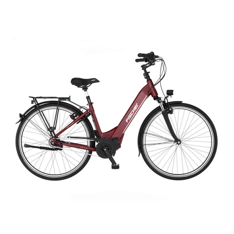 FISCHER City E-Bike CITA 5.0i Special - rot, 28 Zoll, RH 44 cm, 504 Wh