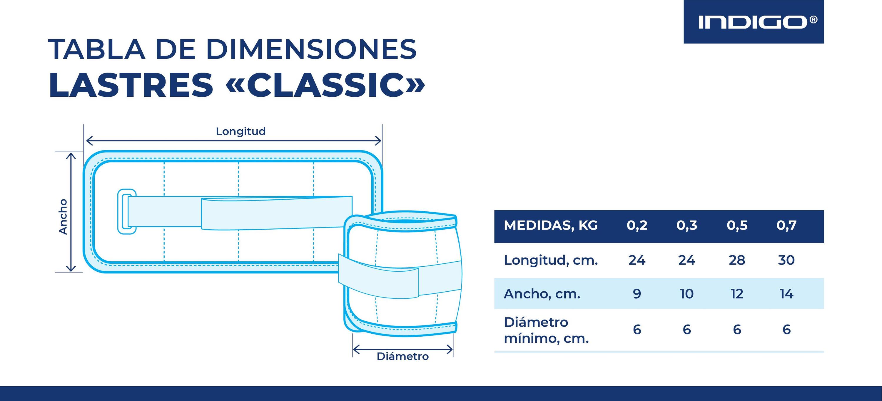 Gewichten Voor Enkels En Polsen ClassicINDIGO 4/4