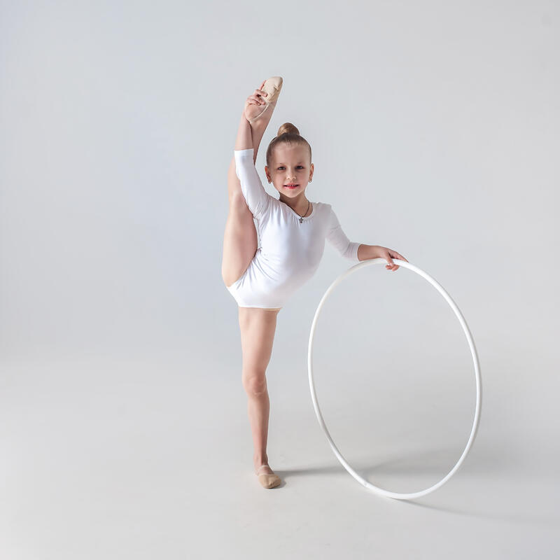Cerceaux en Plastique pour Gymnastique Rhytmique INDIGO Blanc