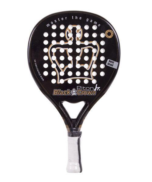 Raquete de padel Piton Jr Black Crown 2/5