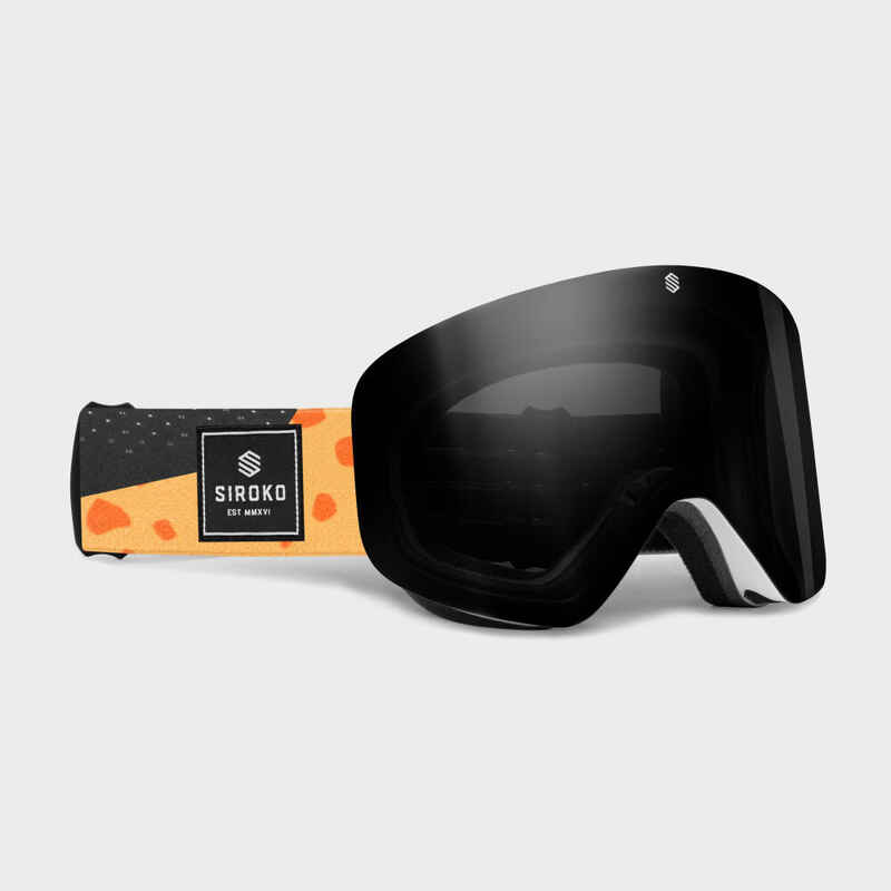 Brille Wintersport SIROKO GX Kids Ice Lake Schwarz Kinder
