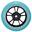 BLUNT Roue 10 SPOKES 100mm Noir Teal [x1]