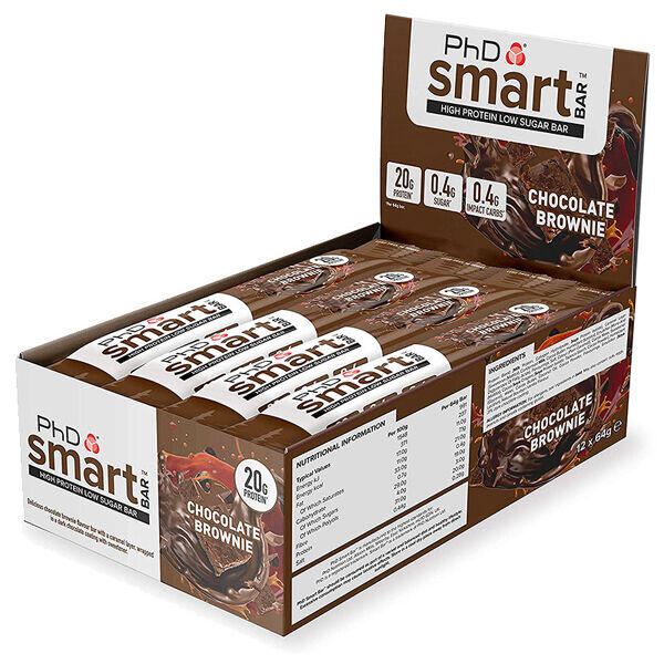 PHD NUTRITION PhD Nutrition | Smart Bar | White Chocolate Blondie Flavour | 32g | 24 pack