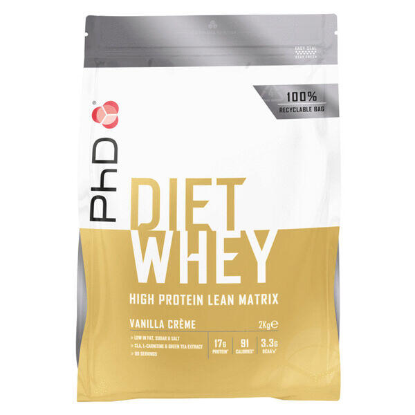 PhD Nutrition | Diet Whey Powder | White Chocolate Deluxe Flavour | 1kg 1/5