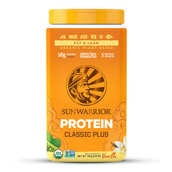 Sunwarrior Classic Plus Organic (375g) Chocolate - Proteine - Proteine vegane