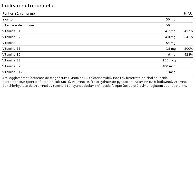 Vitamina B Complex - 60 Tabletas IO.Genix 2/5