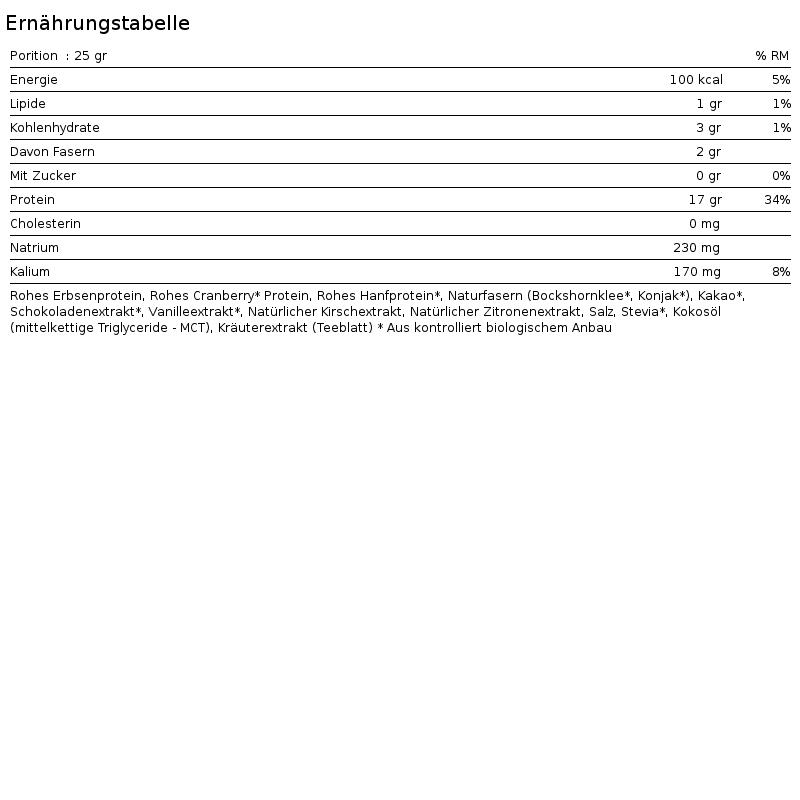 Sunwarrior Warrior Blend Organic (750g) Vanilla - Proteine - Proteine vegane 3/3