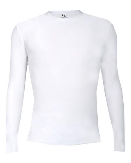 Chemise à manches longues Pro Compression Adults Men Round Neck Undershirt