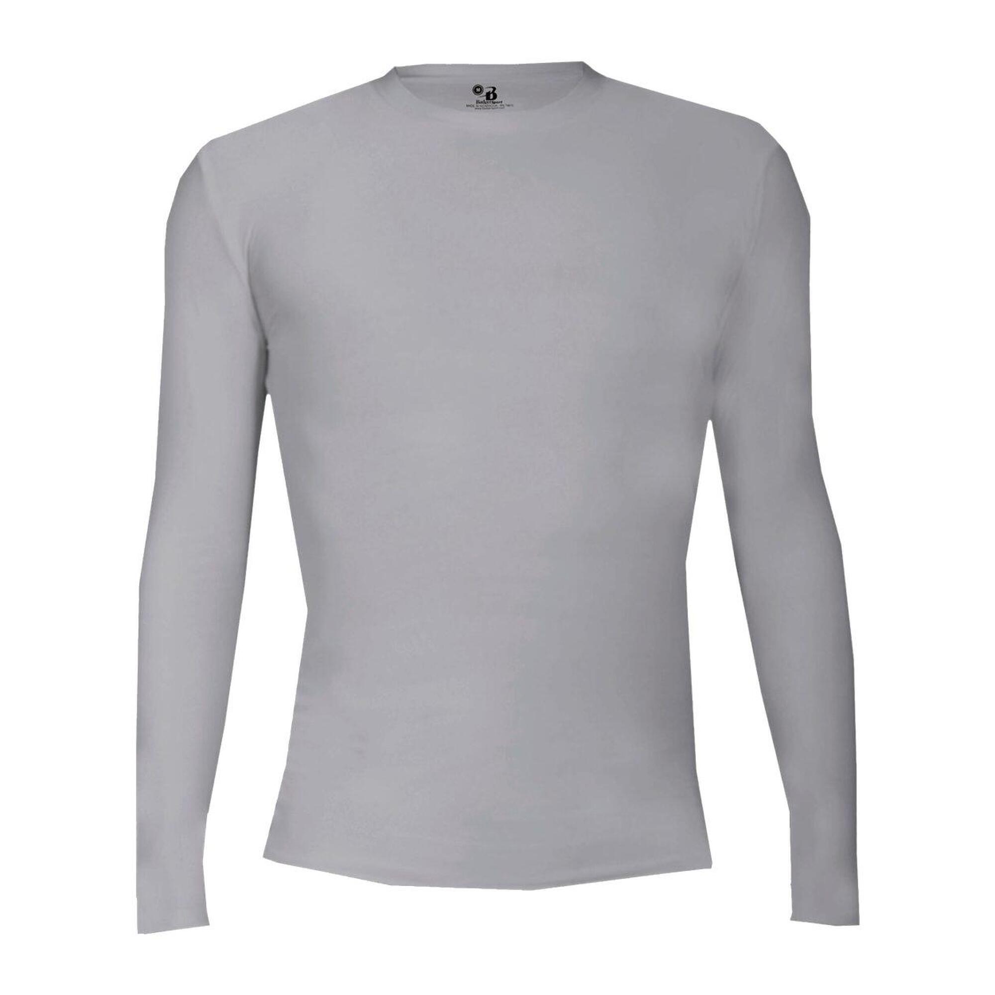 BADGER SPORT Shirt Met Lange Mouwen Pro Compression Volwassenen Heren Ronde Hals Ondershirt
