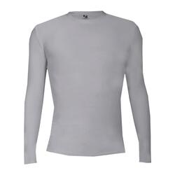 Chemise à manches longues Pro Compression Adults Men Round Neck Undershirt