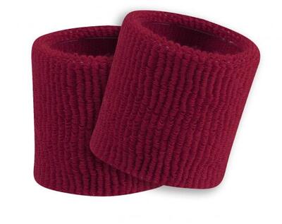 Polsbanden badstof volwassenen 8 cm paar