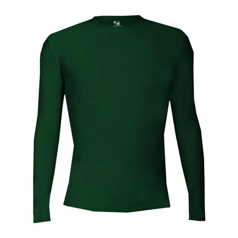 Shirt Met Lange Mouwen Pro Compression Volwassenen Heren Ronde Hals Ondershirt