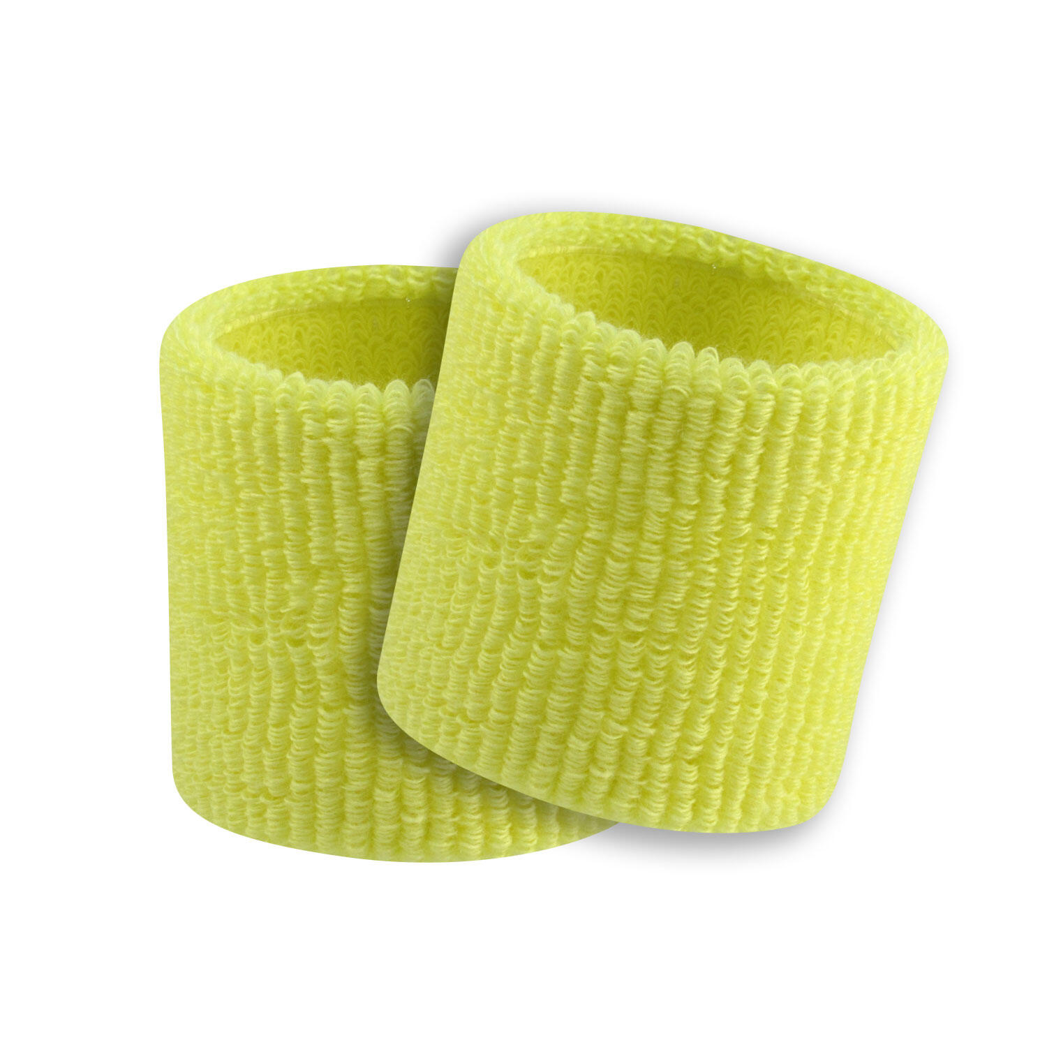 Pair of sponge wristbands for adults 8 cm