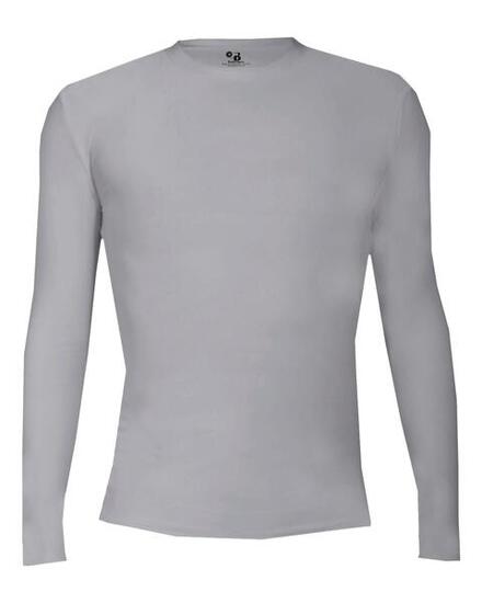 Chemise à manches longues Pro Compression Adults Men Round Neck Undershirt