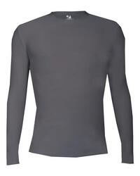 Chemise à manches longues Pro Compression Adults Men Round Neck Undershirt